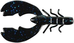 PowerBait Chigger Craw Soft Bait - Black Blue Fleck - 4in | 10cm - Bass