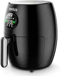 Small Compact Air Fryer, 2.1 Qt, 4-in-1 Small Mini Airfryer, Bake, Roast, Reheat, 98% Less Oil, Adjustable Temperature Control w/ 60min Timer, Quiet, Nonstick & Dishwasher Safe Basket, BPA-Free, Black