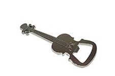 Guitar Beer Bottle Opener Keychain Keychain Pendant Gadget Music Instrument Silver Man Car