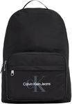 Calvin Klein Jeans Men Backpack made of Recycled Polyester, Black (Black), One Size