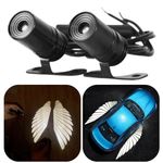 ELTRON TURBO Motorcycle LED Angel Wings Style Light Waterproof, Universal fit for All Motorcycle and Car Models (White Color Angel Wings Reflection) (Pack of 1 SET)