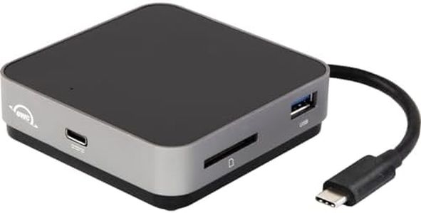 OWC Voyage Dock USB-C, 5 Port USB 3.1, HDMI, Carte SD et 100W Pass Through, Espace Gris