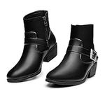Trary Boots For Women, Low Heels An