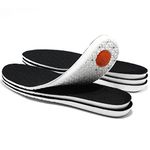 XINIFOOT 3 Pairs Premium Comfort Shoe Replacement Insole, Shock Absorption Elastic Cushion Inserts, Breathable Shoe Inner Soles for Men