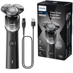 Philips Shaver 5000X Series, Wet and Dry Electric Shaver, SkinProtect Technology, 360 Flexing Head, 1 h Charging/5 min. Quick Charge, P-Cap Silver, Model X5004/00