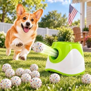 TianfuSpanda Automatic Ball Launcher for Dogs, 3 Distance Settings