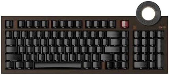 DRY STUDIO ATM 98 Wireless Custom Silent Mechanical Keyboard, 98 Key Tri-Mode 2.4G Bluetooth Wireless Ergonomic RGB PC Computer Keyboard, Office Accessories, Hotswappable Switch - Night Ink