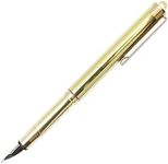 DESIGNPHIL Travelers Company Brass Fountain Pen, Solid Brass 38076006