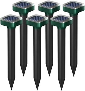 INENNT 6 Pack Deer Repellent,Deer Repellent Devices,Deer Repellent Devices for Garden,Deer Repellent for Plants,Deer Deterrent Devices Outdoor,Solar Deer Repellent Devices,Sonic,Waterproof