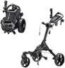 KVV Electric Golf Push Cart with Remote Control, Smallest Folding Size, Suitable for All Terrains, Lightweight and Super Compact Electric Golf Cart