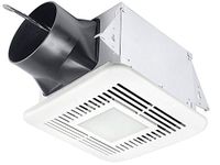 Delta BreezElite ELT80-110HLED Adj. High Speed 80110 CFM Dual Speed Electric Cooling Ventilation Fan with adj. Humidity Sensor, Dimmable LED Light