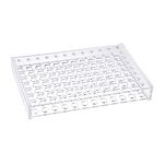 sourcing map Test Tube Rack Holder Lab Stand Acrylic 96-Well Clear for 0.2ml,1.5ml