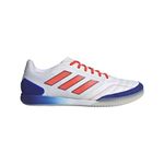 adidas Men's Top Sala Competition Indoor, White/Lucid Blue/Solar Red, 8