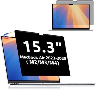 FILMEXT Magnetic Privacy Screen for Macbook Air 15 Inch (2025 2024 2023,M4 M3 M2 Chip) Model A3241 A2941 A3114, No Floating, Easy on and Off,