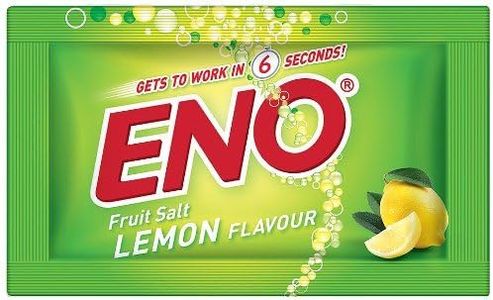 Eno Fruit Salt Lemon Herbs Flavor Relief from Acidity Problem 60pcsx5g Sachets by Eno