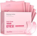 Eye Patches for Puffy Eyes and Dark Circles, Hydrogel Eye Pads for Cooling, Zealsea Pink Collagen Eye Patches for Women Kid, Self-care Spa Sleep Over Party Gift, No Phenoxyethanol Cruelty Free 20Pairs