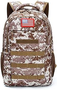 Houart Camo Backpack,Boys Backpack for Scool Military,40L Army Bookbag Waterproof for Middle Elementary