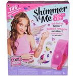 Cool MAKER, Shimmer Me Body Art with Roller, Gems & 3 Foils, 135 Metallic Temporary Tattoo Designs, Arts and Crafts Kids’ Toys for Girls Aged 7+