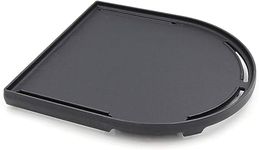 Hongso Matte Cast Iron Griddle for Coleman Roadtrip Swaptop Grill, Half Grill Griddle of Coleman Roadtrip Grill Accessories, Non-Stick Flat Cooking Pan, PCB011