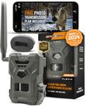 SPYPOINT Flex-M Cellular Trail Camera - Best Value in Hunting Accessories, No WiFi Needed & GPS-Enabled, Hunting Night Vision, IP65 Water-Resistant, 28MP Photos, 720p Videos + Sound (Pack of 1)