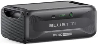 BLUETTI Expansion Battery B300, 3072Wh LiFePO4 Battery Pack for Power Station AC300/AC500/AC200MAX/AC200P/EB240/EP500Pro, DC Power Source w/ 100W USB-C, Extra Battery for Home Use, Emergency, Travel