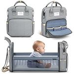 MINI DU BABY SHOP Baby Backpack with reinforced zippers and sturdy stitching. Travel with the Diaper bag: it's lightweight and perfect for carrying on your stroller or as carry-on luggage.