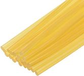 uxcell Mini Hot Glue Gun Sticks 11-inch x 0.27-inch for Glue Guns, Yellow Clear 20pcs