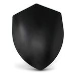 Four Point Medieval Shield Blank - 16 Gauge Steel Battle Ready - Natural - One Size