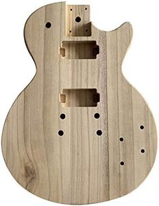 YUEKU Unfinished Electric Guitar Body Maple Wood Blank Guitar Barrel for PB Style Bass Guitars DIY Parts