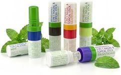 Herb Island 2 in 1 Nasal Stick Inhaler, Nose Refreshing VapoInhaler, Essential Oil Rub, On-The-Go, Freshing, Focus, Awake (5 pcs, 5 Flavour)