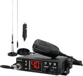 Retevis MB3A 40-Channel AM/FM CB Radio Kit - Long Range Trucker Radio with Antenna, 12V/24V Cigarette Lighter, Plug and Play, Noise Limiter, PA, Emergency Channels 9/19, Cooling System