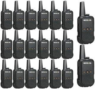 Retevis RT15 Walkie Talkies for Adults, Business Mini 2 Way Radio (20 Pack)
