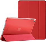 ProCase iPad 10.2 Case 9th Gen 2021/ iPad 8th Gen 2020/ 7th Gen 2019, Slim Stand Hard Back Shell Protective Smart Cover Case for 10.2 Inch iPad 9/8/7 -Red