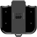 Skull & Co. JoyGrip Body Only for Nintendo Switch and Switch OLED Joy-Con Controller: Rechargeable Handheld Joystick Remote Control Holder [Interchangeable Grips Not Included] - Black
