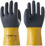 LANON PVC Chemical Gloves, Thick Ru