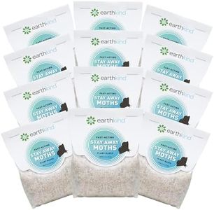 Stay Away Moths Deterrent Pest Control Scent Pouches - All Natural, Environmentally Friendly, No Mess (12-Pack)
