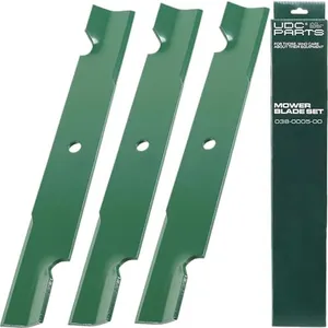 UDC Parts Mower Blades for Bad Boy 54 Inch 038-0005-00 MZ Magnum 54 CZT 5400 / High Lift Mulching / 3 Pack