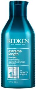 Redken, Champú Fortalecedor con Biotina Para Cabello Dañado y Quebradizo, Extreme Length, 300 ml
