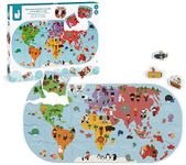 Janod - Bath Explorers Map - Early Years Bath Toy - Handling and Dexterity - Ages 3 and Up, J04719