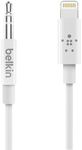 Belkin (AV10172bt03-WHT) Quality 3.5 mm Audio Cable With Lightning Connector, White