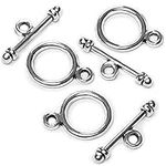 Silver Toggle Clasps for Jewelry Ma