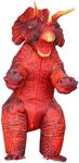 MXoSUM Inflatable Dinosaur Costume Blow up Triceratops Costumes for Adults Fancy Dino Onesies Party Halloween Cosplay Costume…