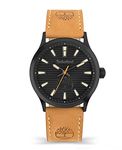 Timberland Leather Analog Black Dial Men's Watch-Tdwga2152003, Band_Brown