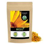 Marigold Flowers, Marigold Infusion (125g, 4.4 oz), Marigold Tea, Orange Calendula, Gently Dried, 100% Pure and Natural