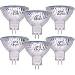 Halogen Light Bulbs Halogen Lamp MR16 12 Volt 20Watt Halogen Bulbs for Landscape Light,School,Family,Tunnel Light (6 Pack)