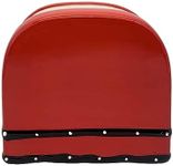 ACK Ceramic Hand Painted Napkin Holder for Kitchen, Resturant, Kitchen Décor (Tuscany Red Ruffle)