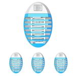 Fly Killer, Fly Zapper with UV Light,Powerful Indoor Electric Mosquito Bug Zapper,Insect Trap Lamp,Mini Pest Repellent for Mosquito/Flies(4 pack)