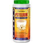 Psyllium Husk Fibre Capsules Supplement | 500 Capsules (525mg of Psylium Husk Powder in ea Pill) | Fibre Supplement | VALUE PACK - by miNATURALS