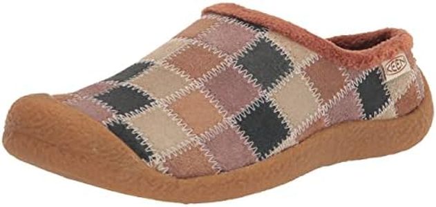 KEEN Women's Howser Harvest Casual Comfortable Leather Slip On Mule, Patchwork, 8.5