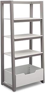 Delta Children Ladder Shelf, White/Grey